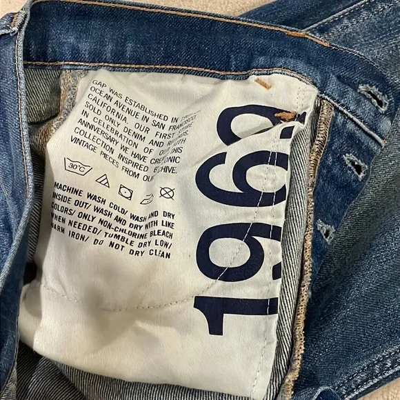 Gap 1969 Flare Button Fly Sz 6/28 - Picture 7 of 12